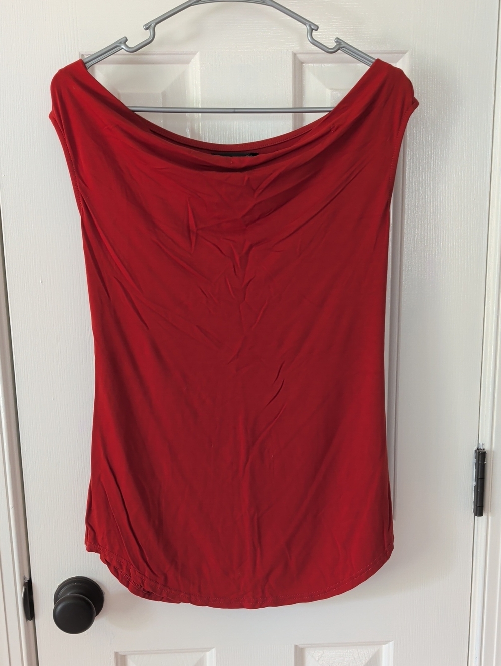 Sarin Mathews Vibrant Red Top